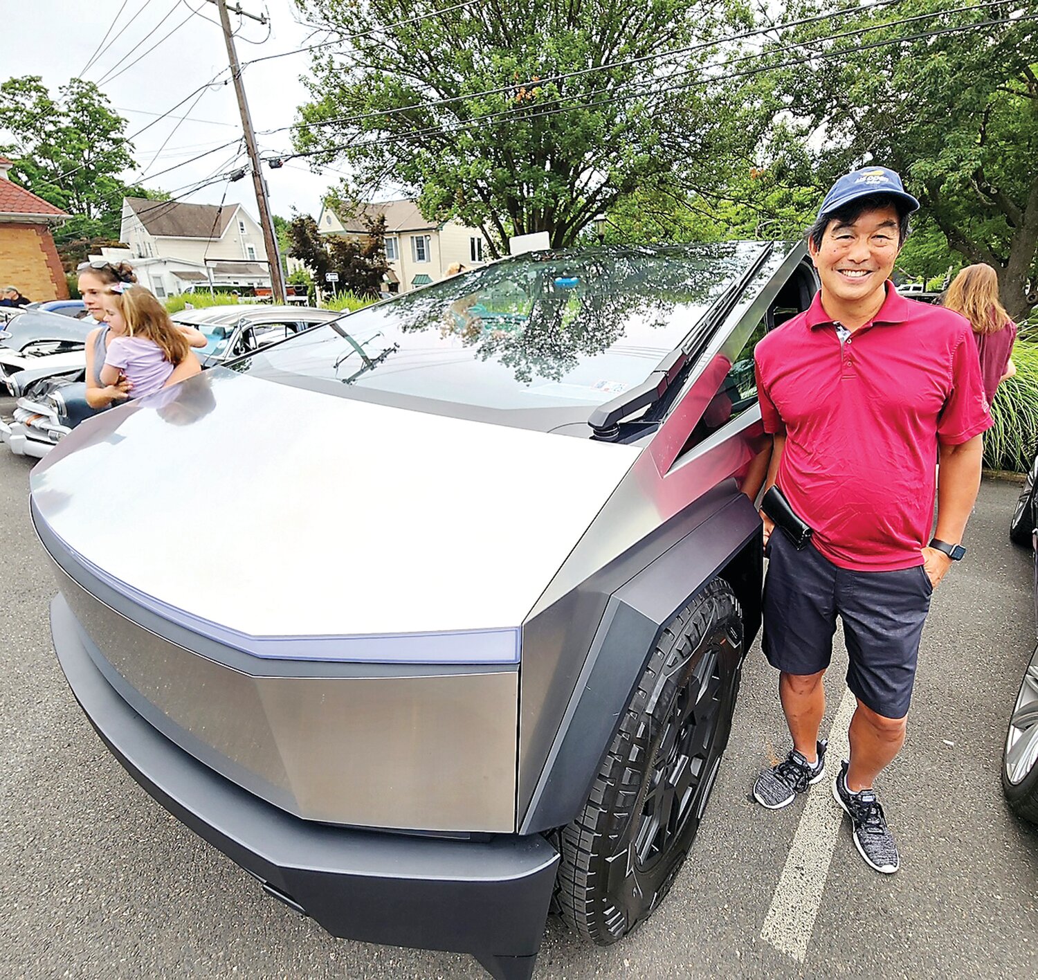 Robert Yien with his Tesla Cybertruck.