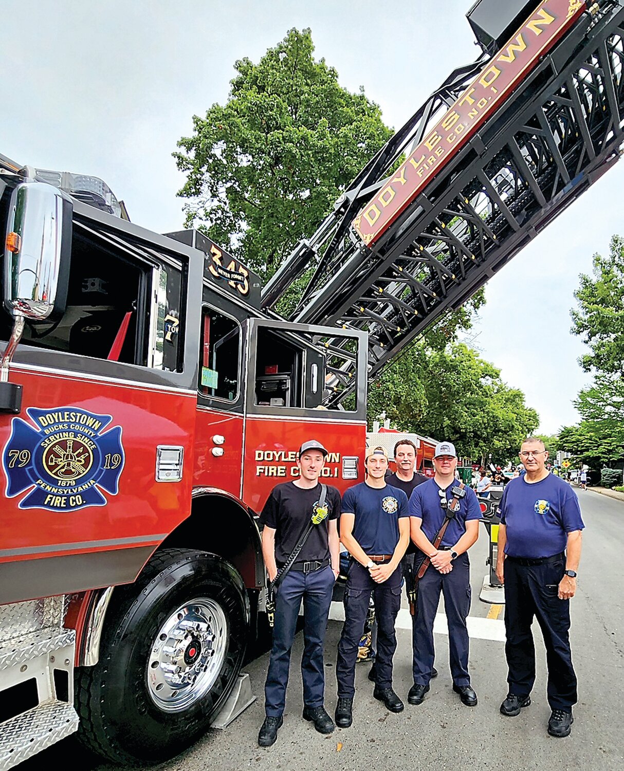 Members of the Doylestown Fire Company.