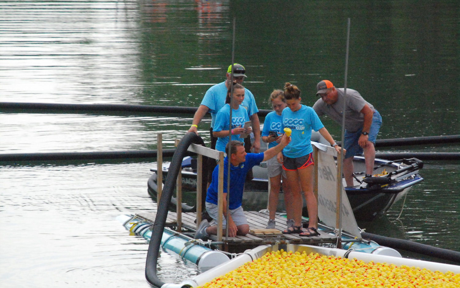Duck, Duck, Camaro Thousands attend Sertoma Duck Race in Ozark