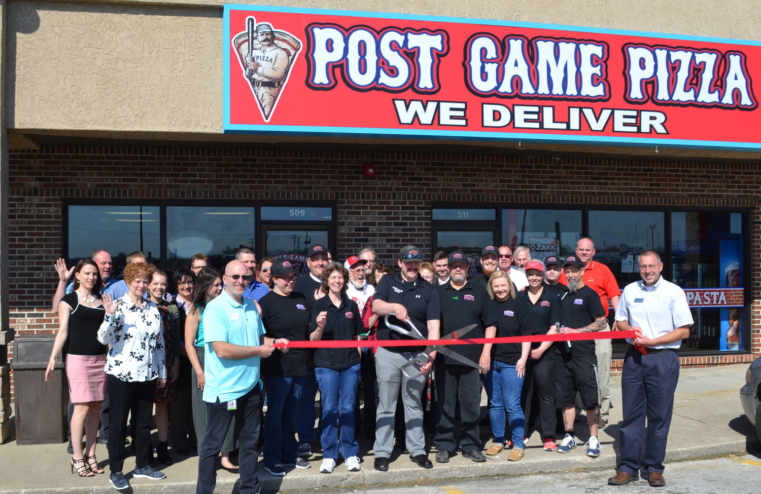 Ozark Chamber of Commerce Ribbon cutting for Post Game
