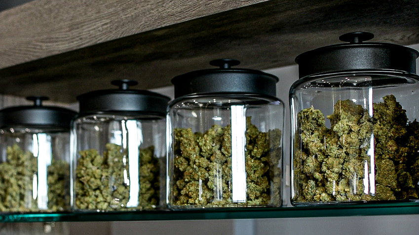 A shelf of product from Botanical Co.