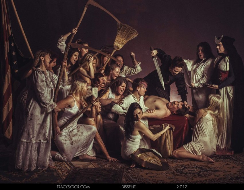 "Dissent," by Tracy Sydor.