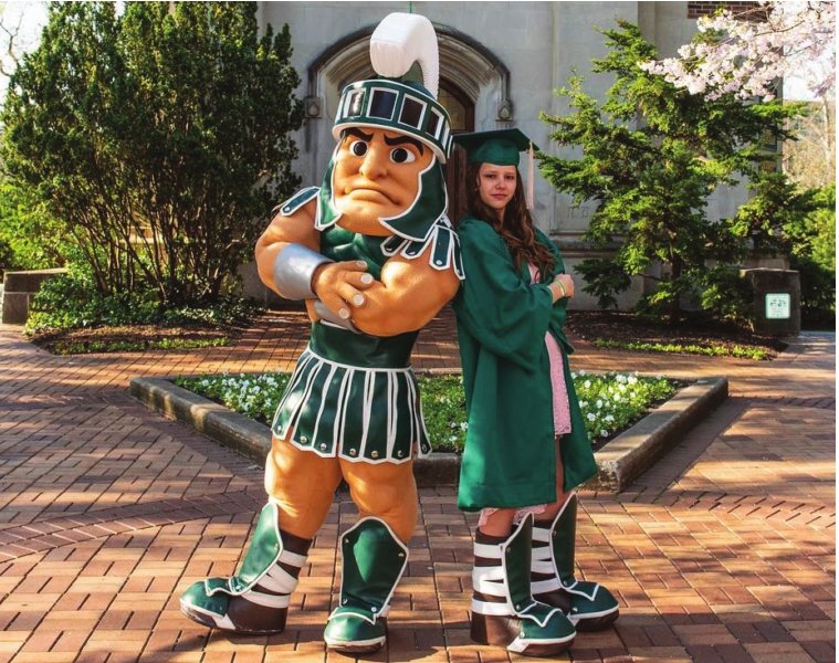 Nicole Niemiec On Her Secret Life As Sparty The Mascot City Pulse