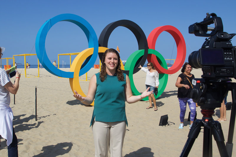 Cronkite graduate student Giselle M. Cancio reports from Copacabana Beach in Rio de Janeiro. 