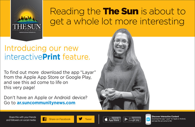 Sun Community News introduced augmented reality to readers in April. 
