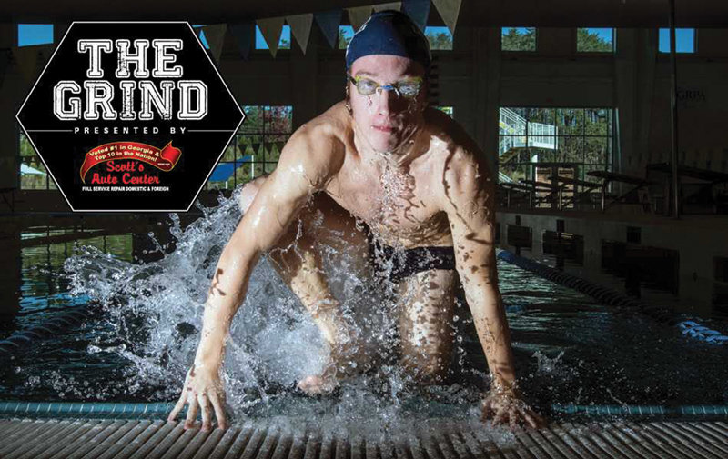 The Grind, a player-of-the-week feature in the Forsyth County News, pictured in print includes sponsorship.
