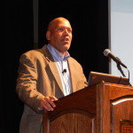 Keynote speaker Christian Hendricks, McClatchy vice president of products, marketing and innovation, shared the reinvention story taking place at the company. 