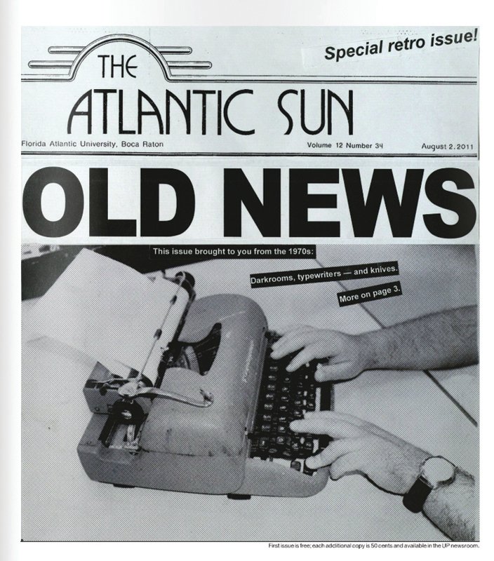 Journalism Students Make a Newspaper the Old-Fashioned Way