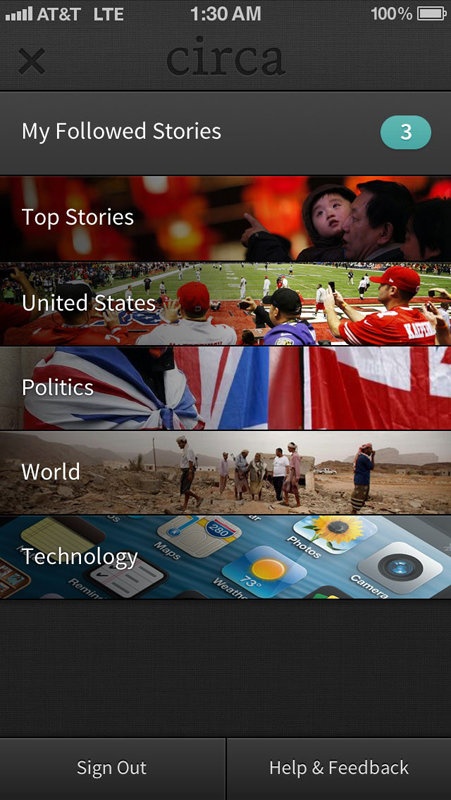 Circa Application Delivers Mobile-First News