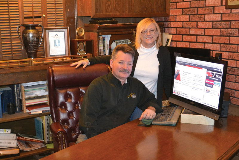 Rob Dump, and his wife Peggy Year, serve as co-publishers of the Cedar County News