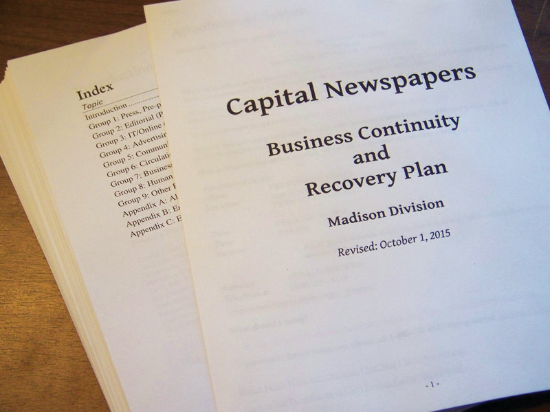 It’s better to have a disaster plan and not need it than it is to need it and not have one in place. (Photo by Jerry Simpkins)
