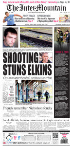 A front page of the Inter-Mountain