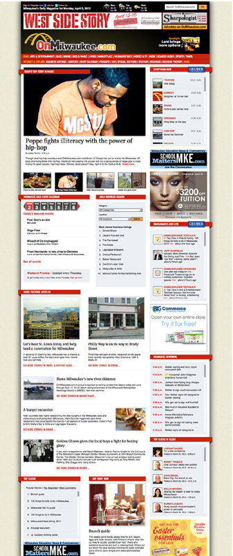 OnMilwaukee.com Redesign Emphasizes Quality, Curated Content