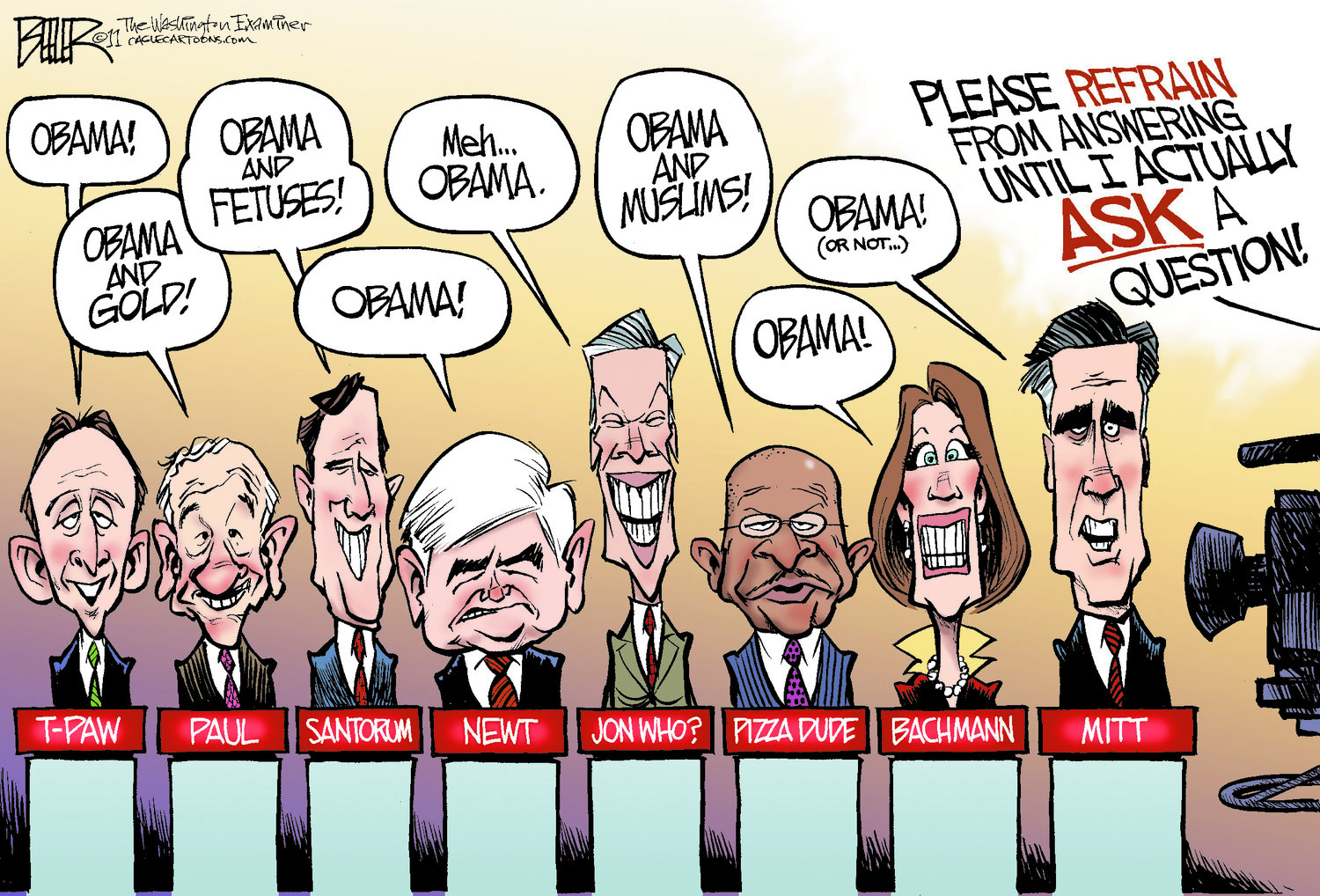 Syndicates: Cartoonists Already Gearing Up For 2012 Election