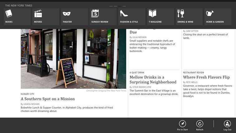 Digital Publishing: Windows 8 Offers Fresh Platform for Newspaper Apps
