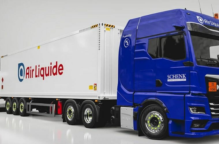 Hydrogen Trucks Enter Air Liquide’s Dutch Fleet