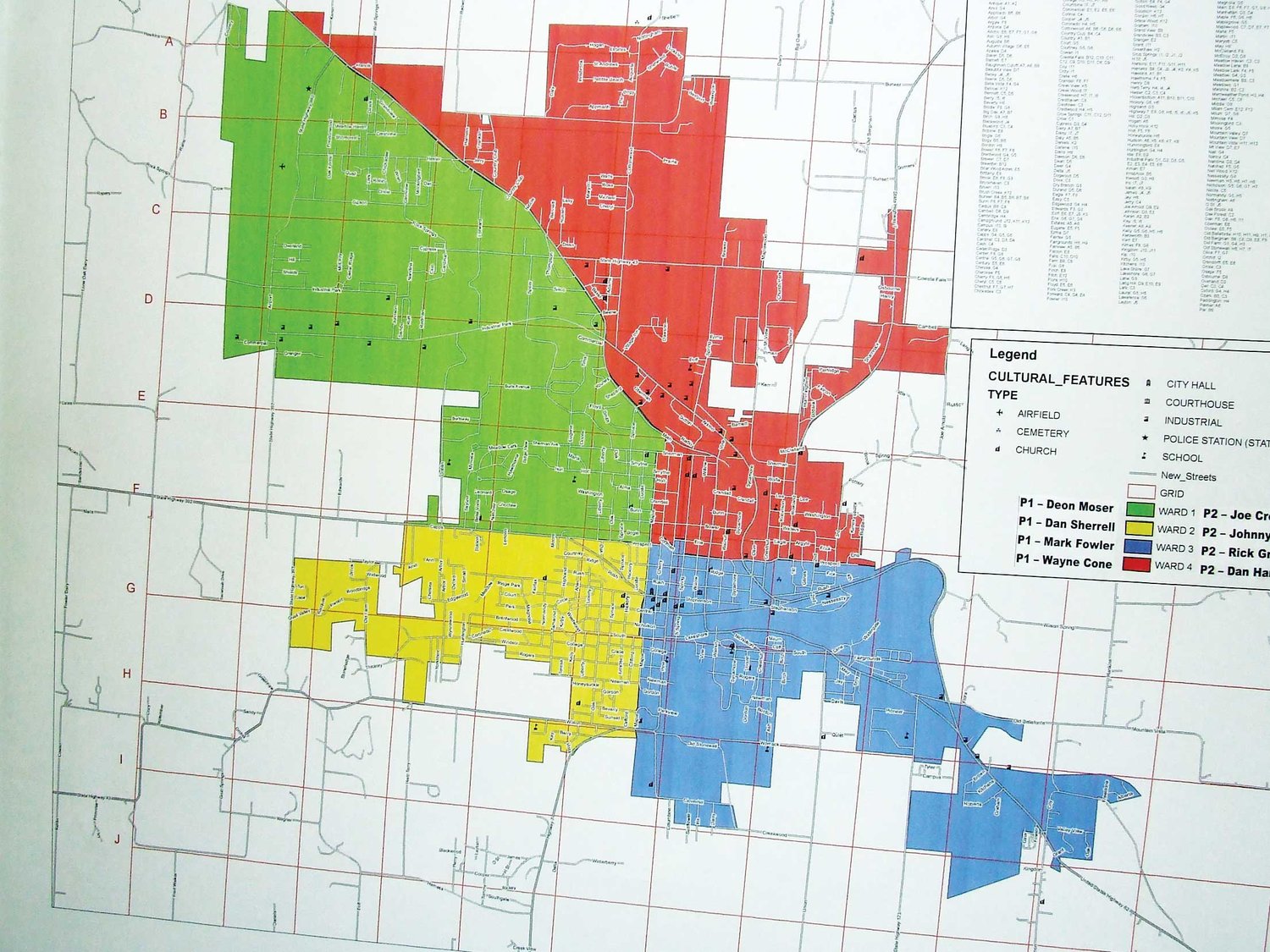 Council not happy with new ward map; Not ‘ideal’ Harrison Daily