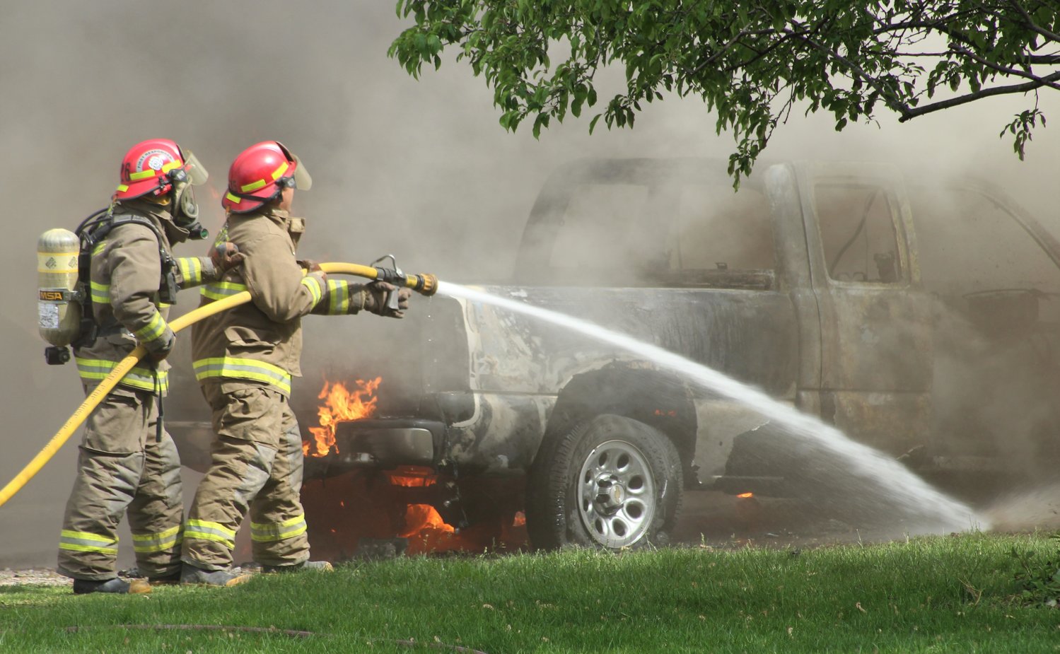 Local Firefighers Battle Saturday Evening Blaze | The Journal-News