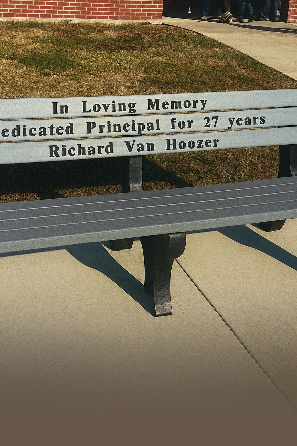 New memorial benches honor former Mid-Prairie educators
