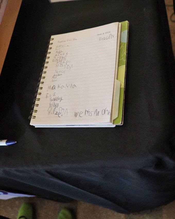 Train engineer sign-up book