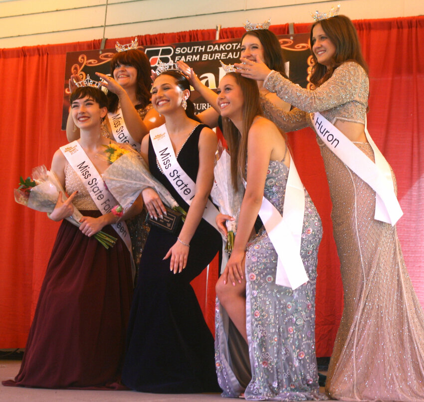 Title winners are crowned Saturday during the Miss State Fair Pageant.