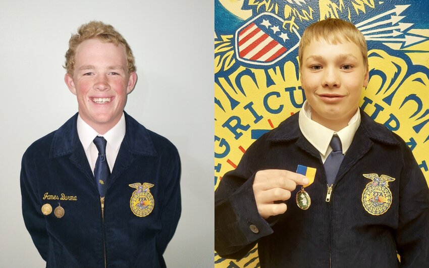 Left: Jimmy Burma, Sunshine Bible Academy; Right: Hayes Christensen, Wessington Springs