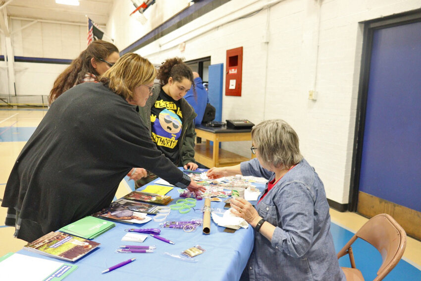Residents learn about the resources that are available