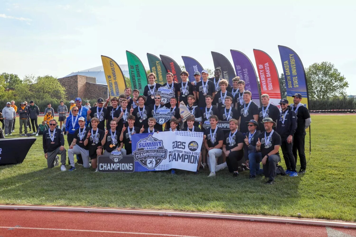 South Dakota State men win Summit championship to achieve triple crown