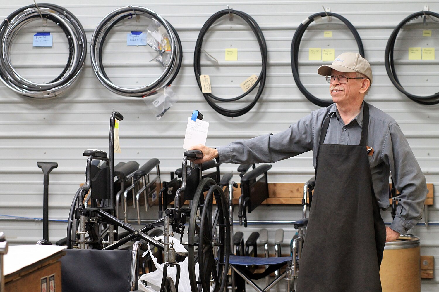 The gift of mobility: Group repairs wheelchairs, sends them overseas