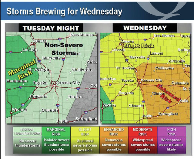 Severe weather expected Wednesday Sedalia Democrat