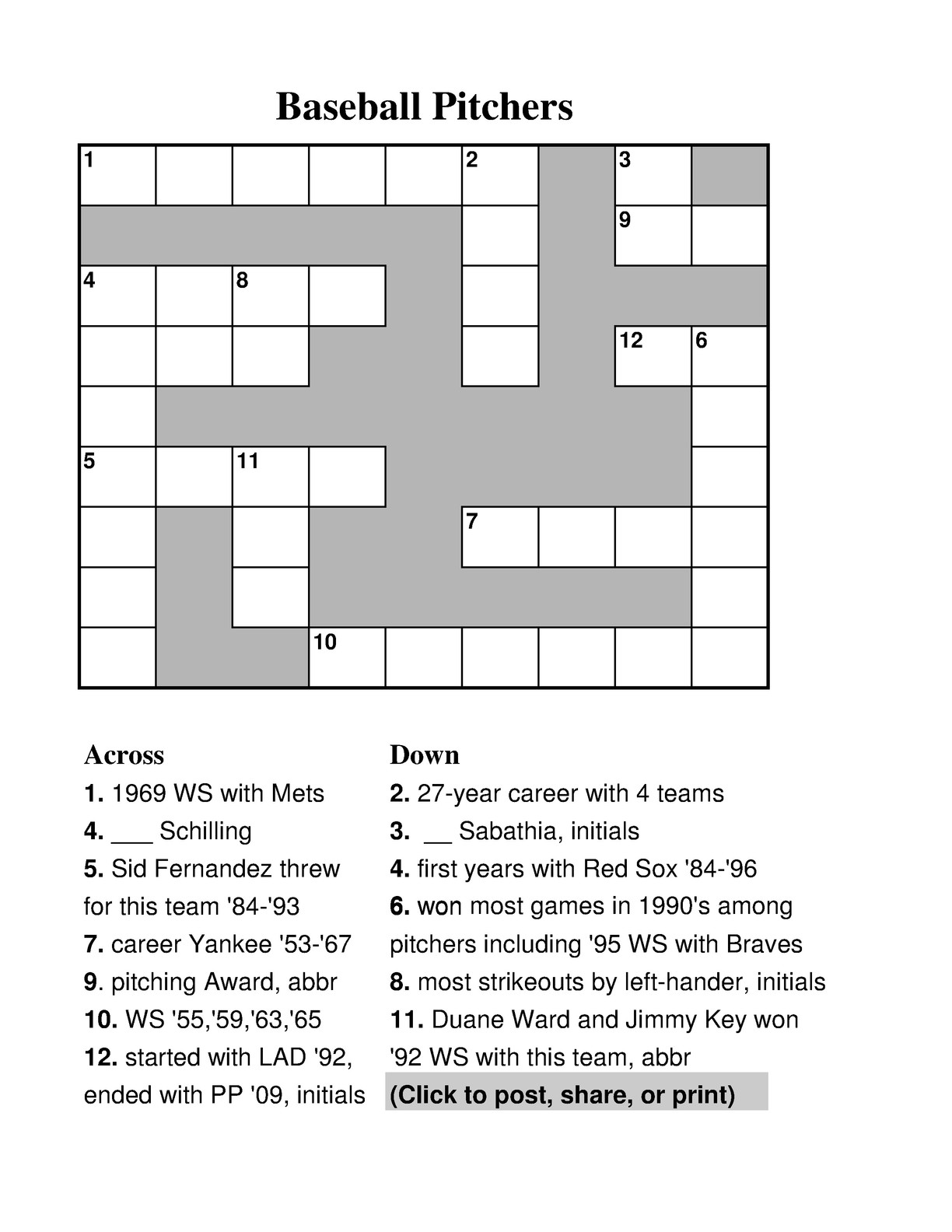 Baseball Pitchers Sports History Weekly