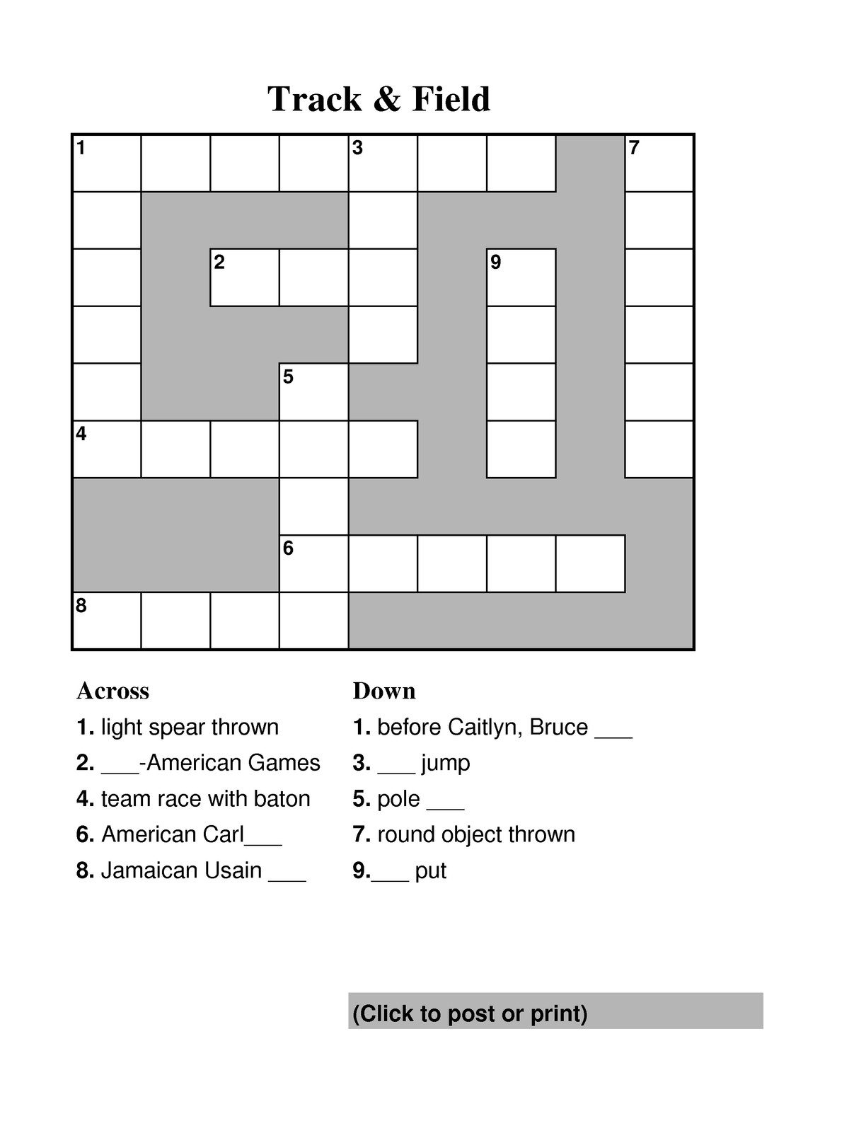 Track & Field Sports History Weekly